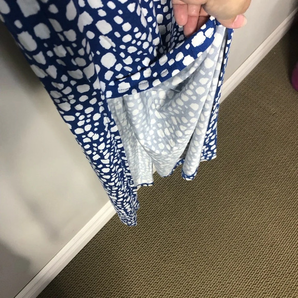 Eloquii Elements Maxi Dress Womens 18/20 Cutouts Abstract Flowy Coastal - Picture 7 of 12